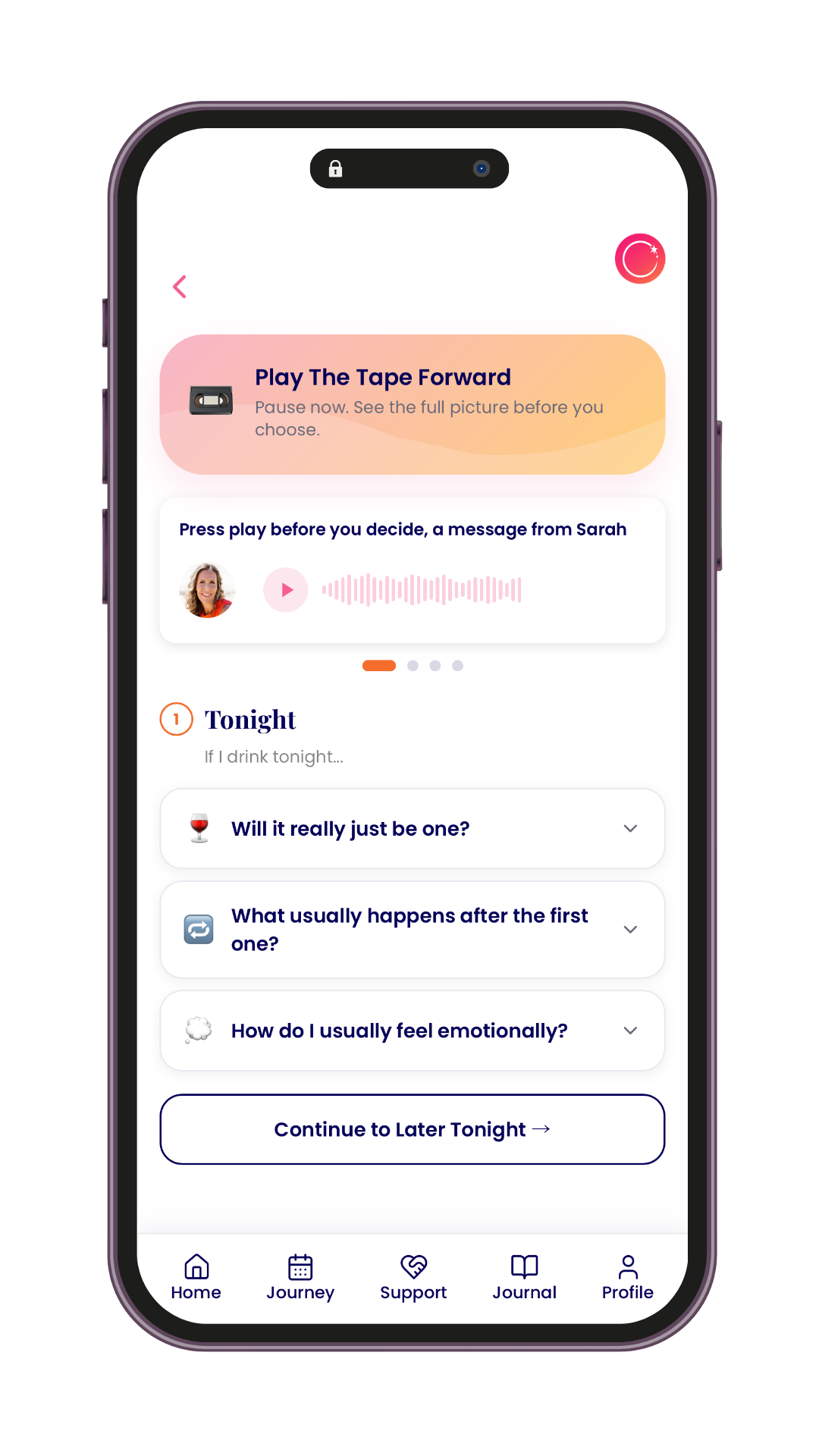 RESET Play the Tape Forward tool